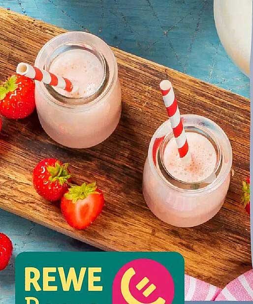 Erdbeer-Milchshake - cremig und fruchtig genießen
