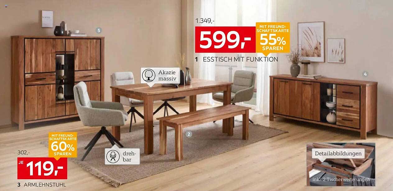 Esstisch mit Funktion