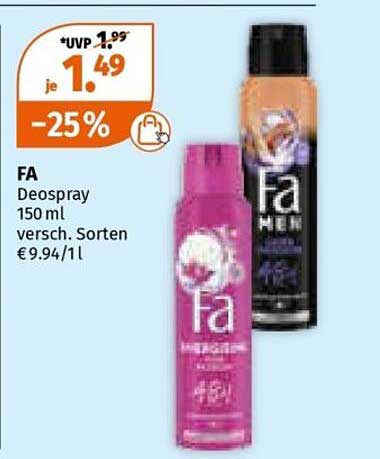 FA Deospray 150 ml - Verschiedene Sorten