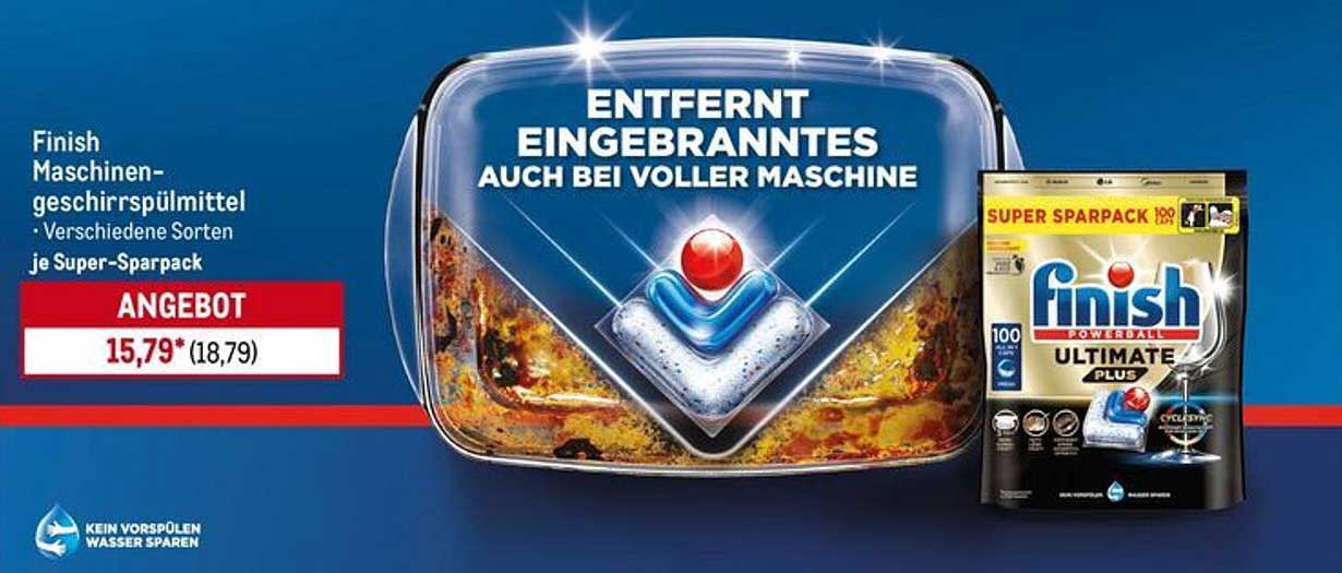 Finish Maschinen-Geschirrspülmittel - Super Sparpack