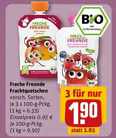 Freche Freunde Fruchtquetschen