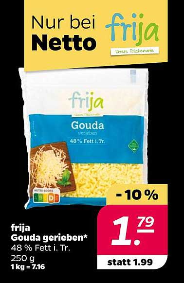 frija Gouda gerieben 250 g