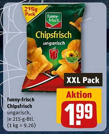funny-frisch Chipsfrisch ungarisch 215 g