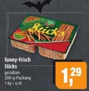 funny-frisch Sticks gesalzen 200-g-Packung