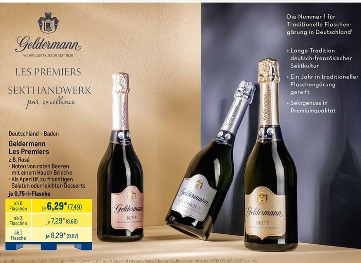 Geldermann Les Premiers Sekthandwerk