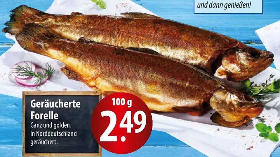 Geräucherte Forelle – Ganz und golden!