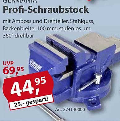 GERMANIA Profi-Schraubstock