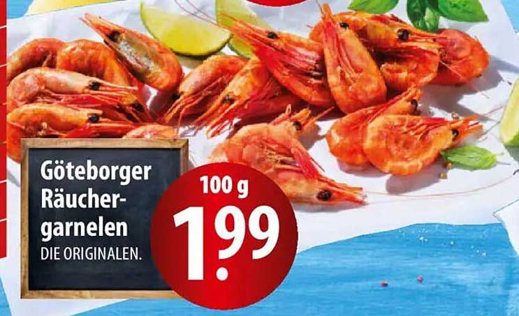 Göteborger Räuchergarnelen 100 g für 1,99 €