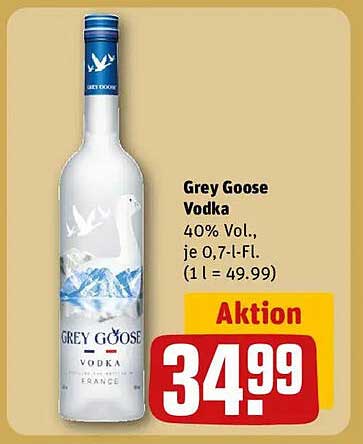 Grey Goose Vodka 0,7 l Flasche - Aktion