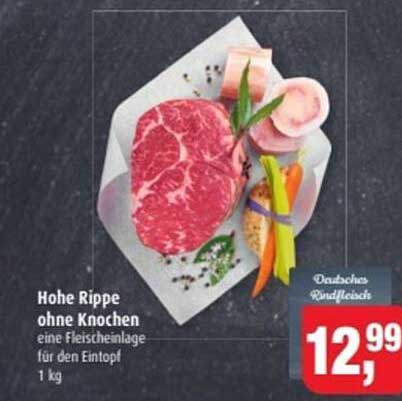 Hohe Rippe ohne Knochen - eine Fleischbeilage für den Eintopf