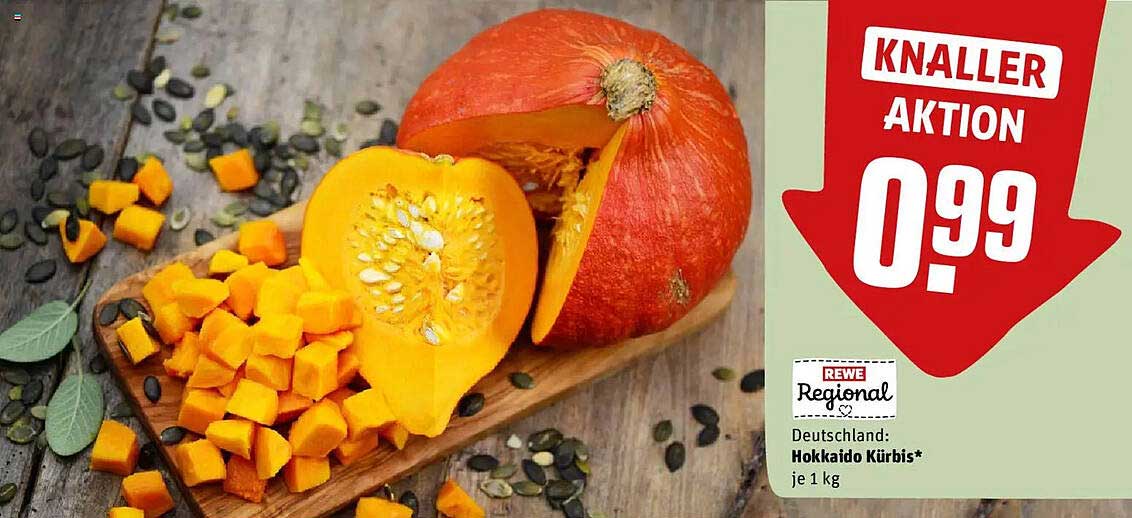 Hokkaido Kürbis je 1 kg