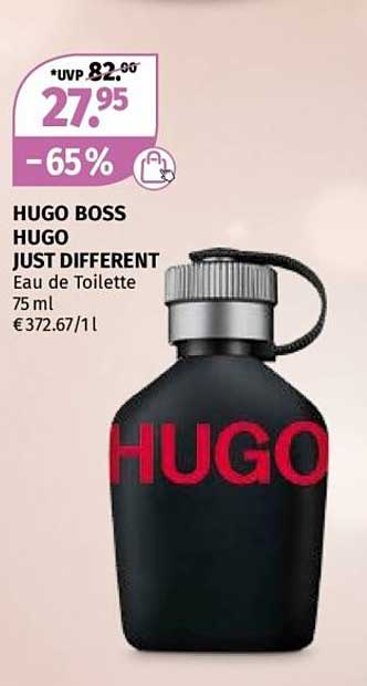 HUGO BOSS HUGO JUST DIFFERENT Eau de Toilette 75 ml