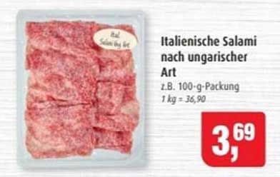 Italienische Salami nach ungarischer Art