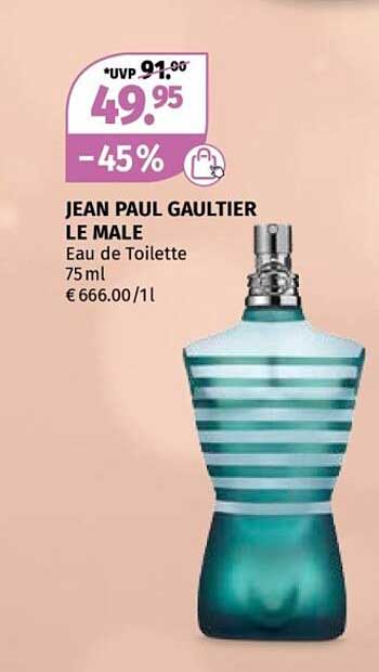 JEAN PAUL GAULTIER LE MALE Eau de Toilette 75 ml