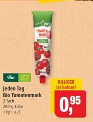Jeden Tag Bio Tomatenmark 2-fach