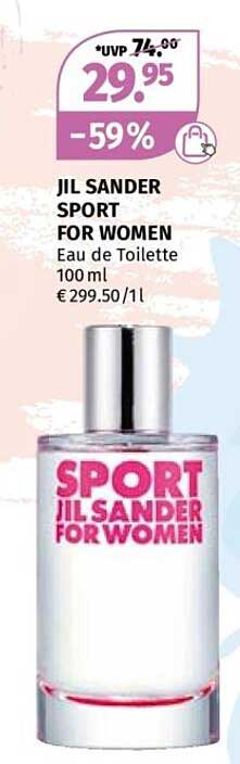 JIL SANDER SPORT FOR WOMEN Eau de Toilette 100 ml