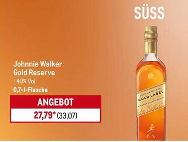 Johnnie Walker Gold Reserve 0,7-l-Flasche - 40% Vol.