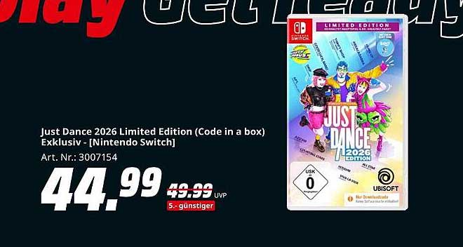 Just Dance 2026 Limited Edition (Code in a box) Exklusiv - [Nintendo Switch]