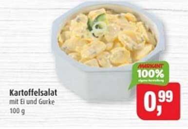 Kartoffelsalat mit Ei und Gurke 100 g