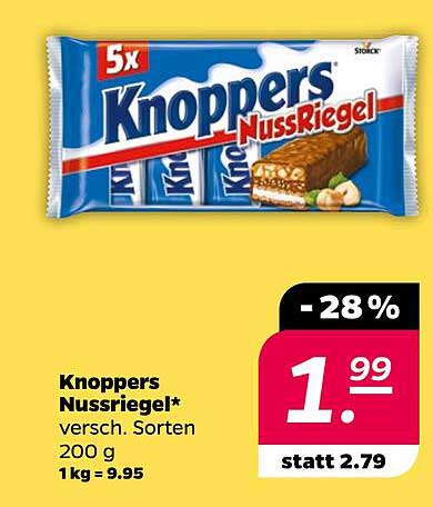 Knoppers Nussriegel - 200 g