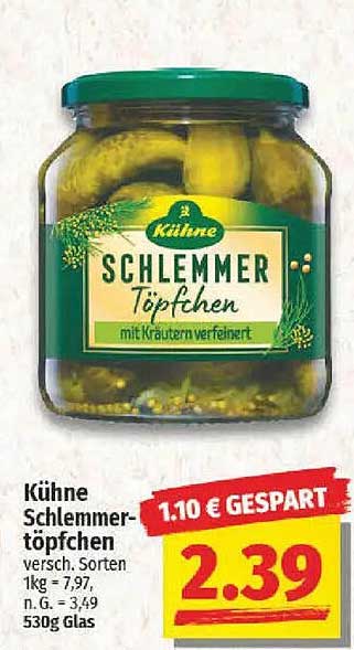 Kühne Schlemmetöpfchen mit Kräutern verfeinert