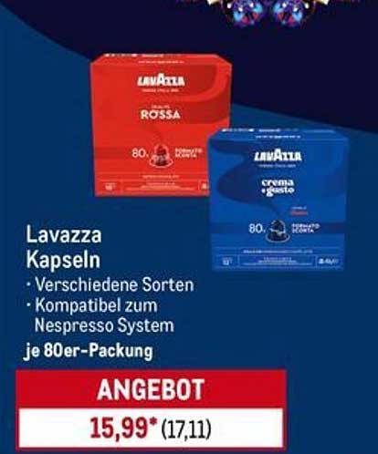 Lavazza Kapseln - Verschiedene Sorten, 80er-Packung