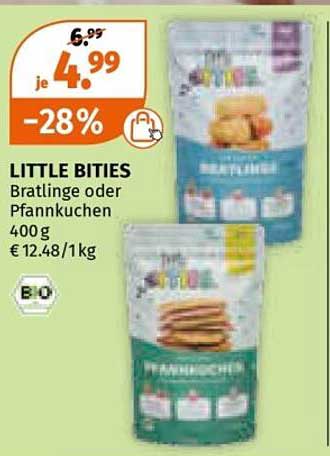 LITTLE BITIES Bratlinge oder Pfannkuchen 400 g