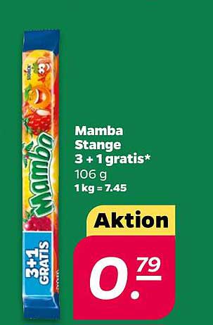 Mamba Stange 3 + 1 gratis
