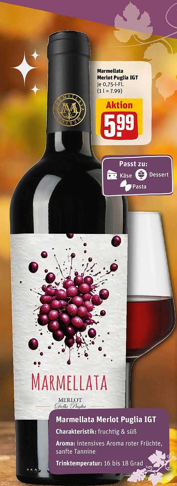 Marmellata Merlot Puglia IGT je 0,75 l-Fl.