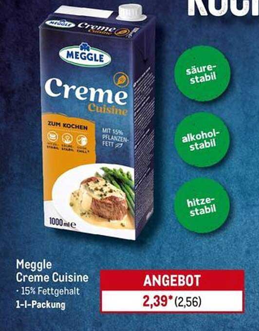 Meggle Creme Cuisine - 1-Liter-Packung