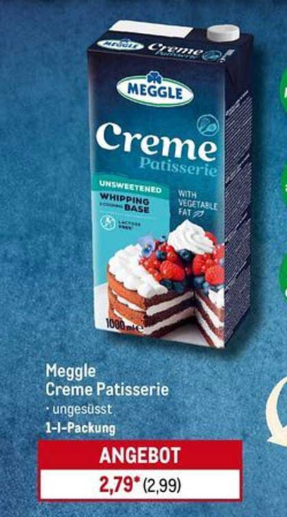Meggle Creme Patissserie - ungesüsst