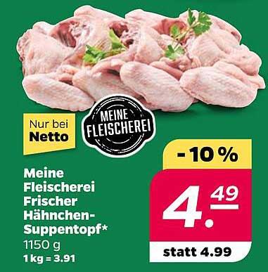 Meine Fleischerei Frischer Hähnchen-Suppentopf