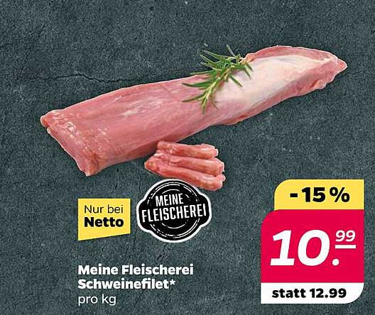 Meine Fleischerei Schweinefilet* pro kg