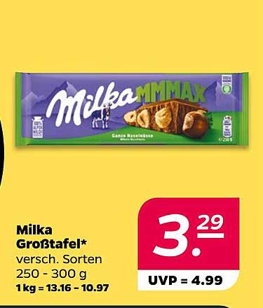 Milka Großtafel - verschiedene Sorten 250 - 300 g