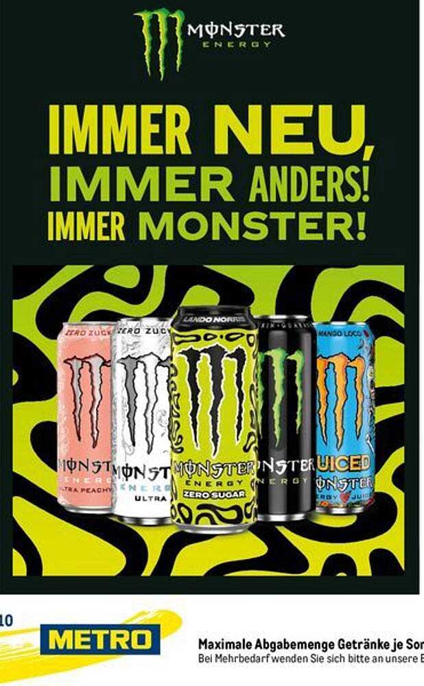 Monster Energy – Innovative Geschmäcker für jeden Energiemoment