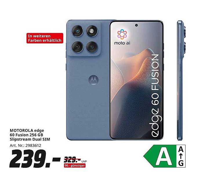MOTOROLA edge 60 Fusion 256 GB Slipstream Dual SIM