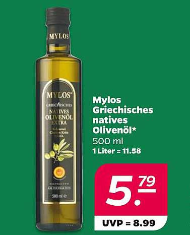 Mylos Griechisches natives Olivenöl* 500 ml