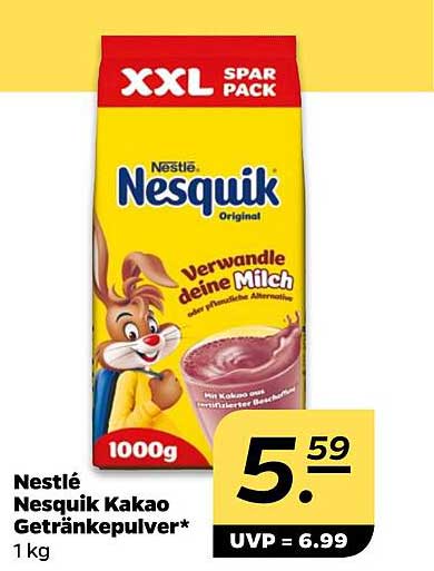 Nestlé Nesquik Kakao Getränkepulver 1 kg