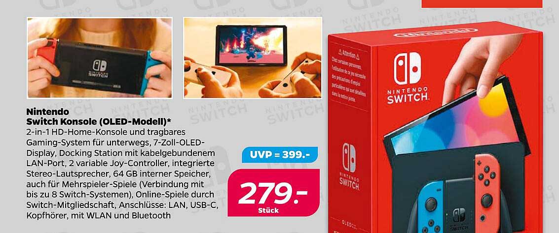 Nintendo Switch Konsole (OLED-Modell)*