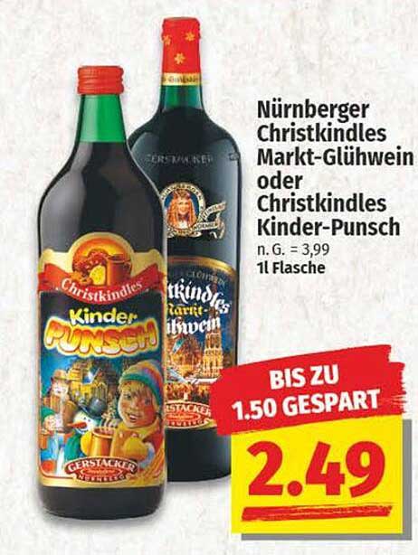 Nürnberger Christkindles Markt-Glühwein oder Christkindles Kinder-Punsch