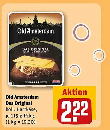 Old Amsterdam Das Original Hartkäse, je 115-g-Pckg.