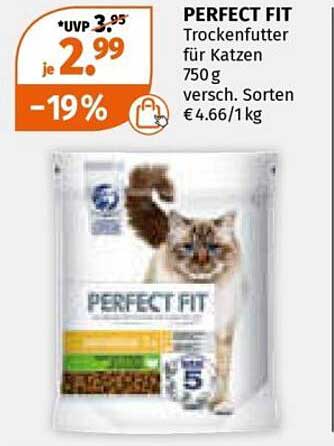 PERFECT FIT Trockenfutter für Katzen 750 g