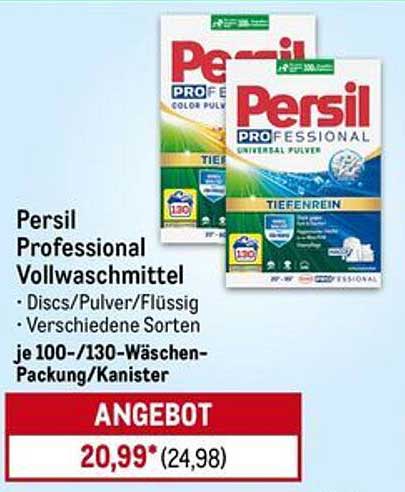 Persil Professional Vollwaschmittel - Discs/Pulver/Flüssig, verschiedene Sorten