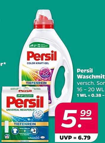 Persil Waschmittel, verschiedene Sorten, 16 - 20 WL