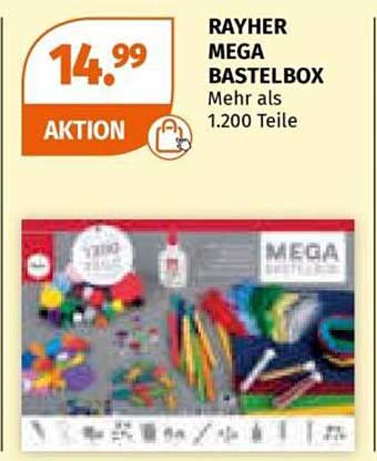 RAYHER MEGA BASTELBOX - Mehr als 1.200 Teile