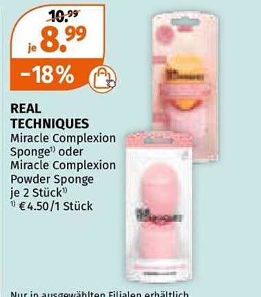 REAL TECHNIQUES Miracle Complexion Sponge oder Miracle Complexion Powder Sponge