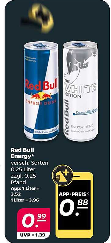 Red Bull Energy Drink 0,25 Liter - Verschiedene Sorten