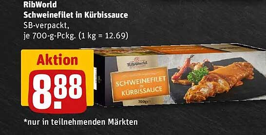 RibWorld Schweinefilet in Kürbissauce SB-verpackt