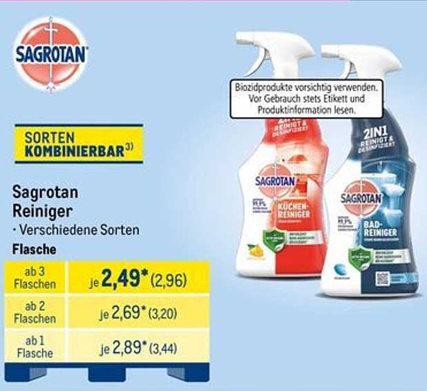 Sagrotan Reiniger - Verschiedene Sorten