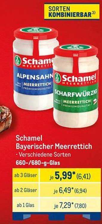 Schamel Bayrischer Meerrettich – Verschiedene Sorten